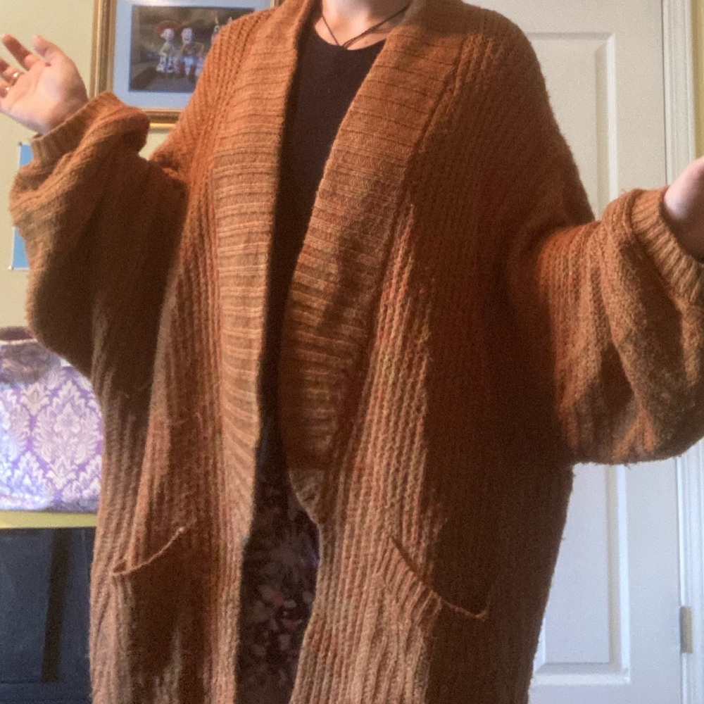 Oversized knit sweater